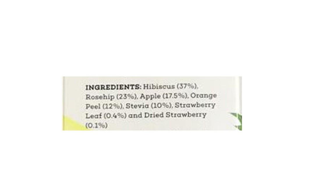 Hillcart Tales Strawberry Lime Hot And Cold Tisane Tea   Box  14 pcs
